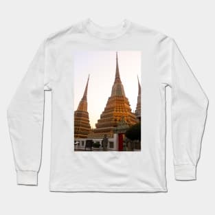 Second entrance view to Phra Chedi Rai with two guardians Long Sleeve T-Shirt